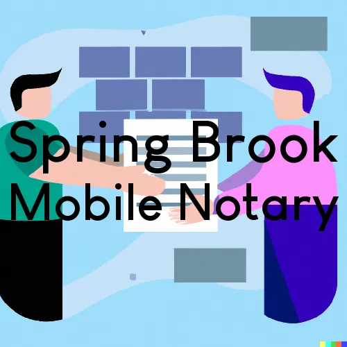 Traveling Notary in Spring Brook, NY