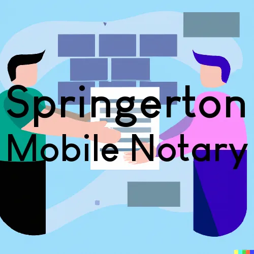 Springerton, IL Mobile Notary and Signing Agent, “Munford Smith & Son Notary“ 
