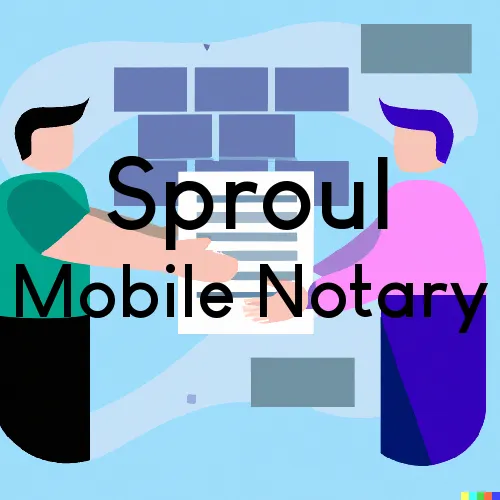 Sproul, Pennsylvania Traveling Notaries