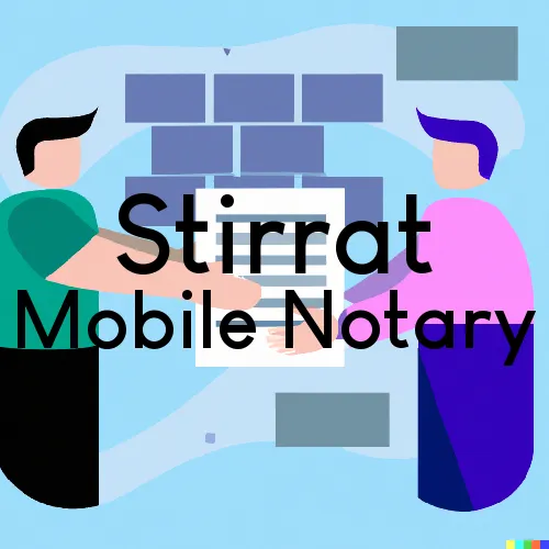 Traveling Notary in Stirrat, WV