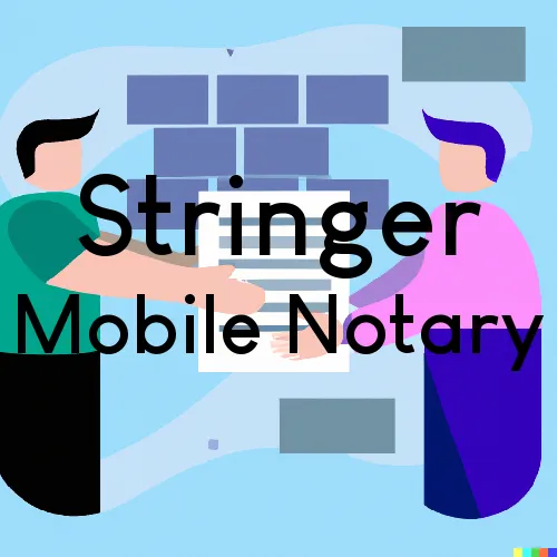 Stringer, MS Mobile Notary Signing Agents in zip code area 39481