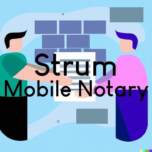 Strum, Wisconsin Online Notary Services