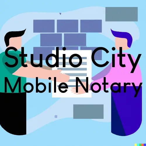 Studio City, CA Mobile Notary Signing Agents in zip code area 91607