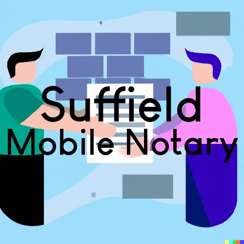 Suffield, CT Mobile Notary Signing Agents in zip code area 06078