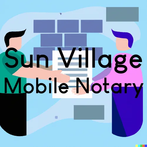Sun Village, California Online Notary Services