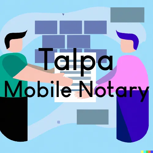 Talpa, TX Mobile Notary Signing Agents in zip code area 76882