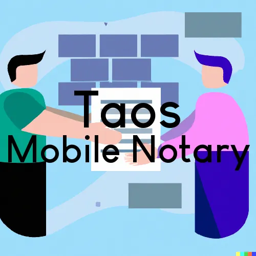 Taos, NM Mobile Notary and Signing Agent, “Happy's Signing Services“ 