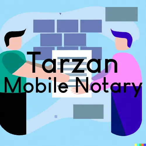 Traveling Notary in Tarzan, TX