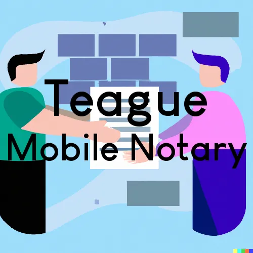 Teague, TX Traveling Notary Services