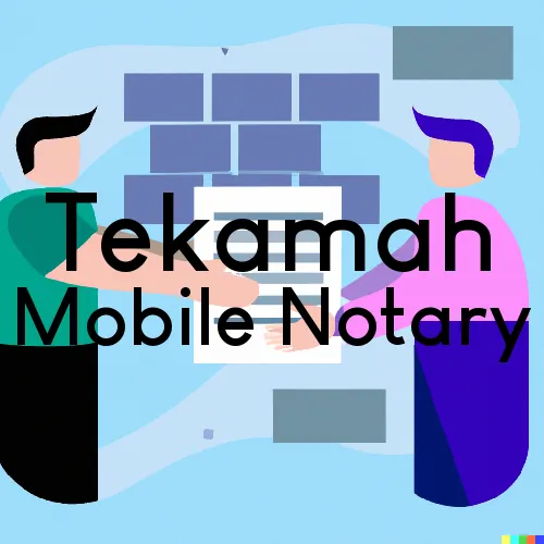 Tekamah, NE Mobile Notary Signing Agents in zip code area 68061