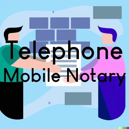 Telephone, TX Traveling Notary Services