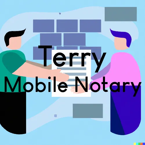Traveling Notary in Terry, WV
