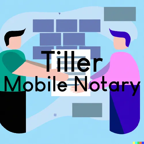 Tiller, OR Traveling Notary Services