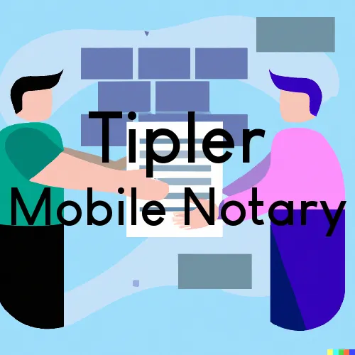 Tipler, WI Traveling Notary, “Benny's On Time Notary“ 