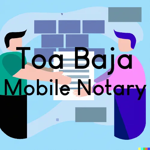 Toa Baja, PR Mobile Notary Signing Agents in zip code area 00950