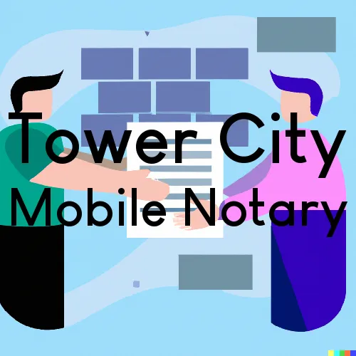 Tower City, ND Mobile Notary and Traveling Signing Services 