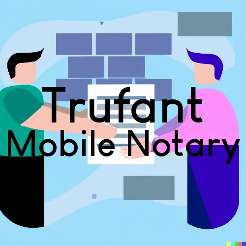 Trufant, Michigan Online Notary Services
