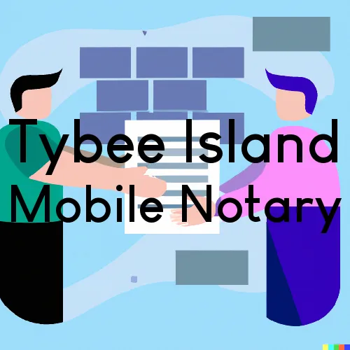 Tybee Island, GA Mobile Notary and Traveling Signing Services 