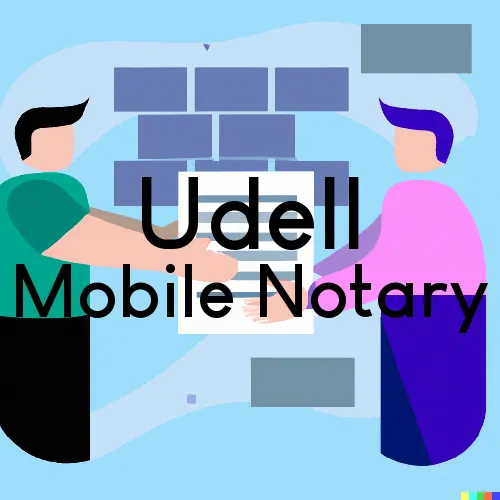 Traveling Notary in Udell, IA