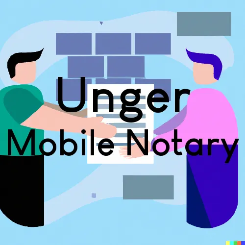 Unger, WV Mobile Notary Signing Agents in zip code area 25411