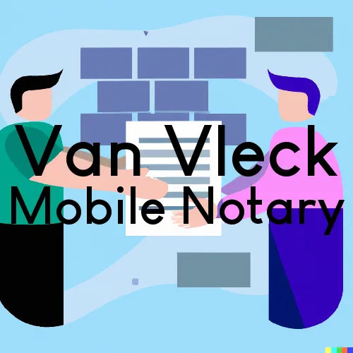 Van Vleck, TX Mobile Notary Signing Agents in zip code area 77482