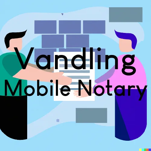 Traveling Notary in Vandling, PA