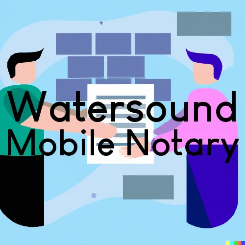 Watersound, FL Mobile Notary Signing Agents in zip code area 32461