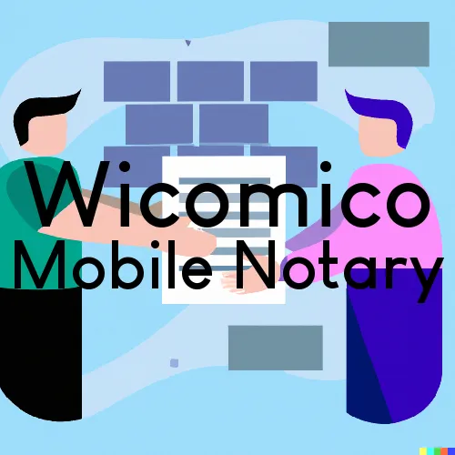 Wicomico, VA Traveling Notary Services