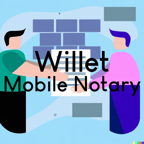Traveling Notary in Willet, NY