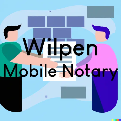 Traveling Notary in Wilpen, PA