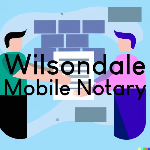 Traveling Notary in Wilsondale, WV