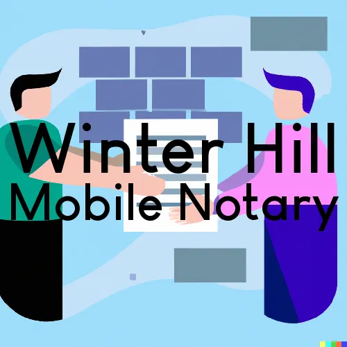 Traveling Notary in Winter Hill, MA