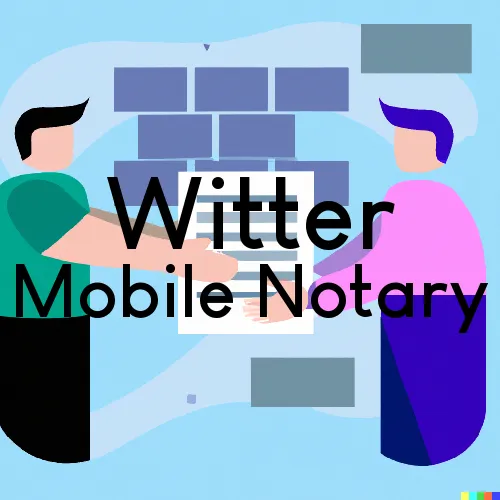 Witter, AR Mobile Notary Signing Agents in zip code area 72776