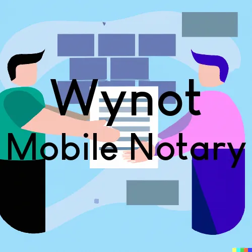 Traveling Notary in Wynot, NE