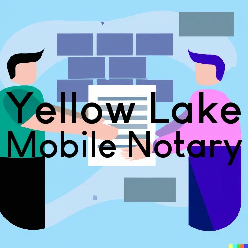 Traveling Notary in Yellow Lake, WI