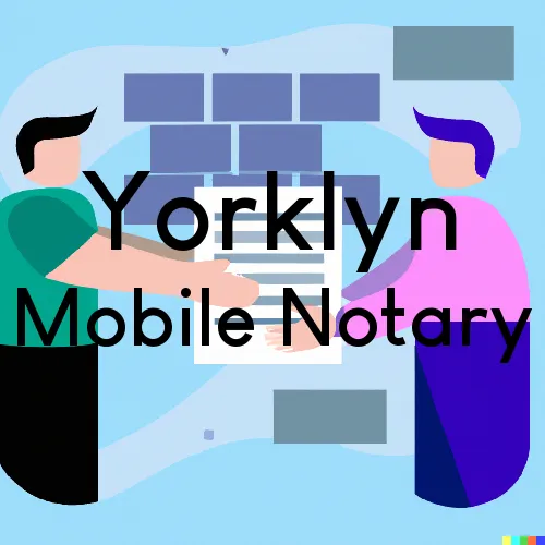 Yorklyn, DE Mobile Notary Signing Agents in zip code area 19736