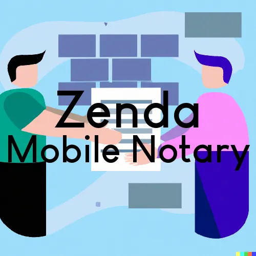 Zenda, KS Mobile Notary Signing Agents in zip code area 67159