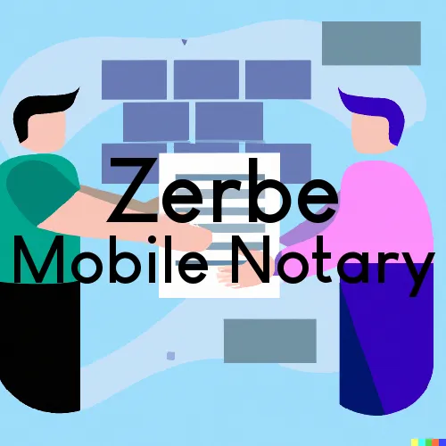 Zerbe, PA Traveling Notary Services