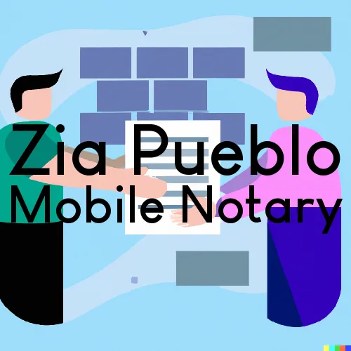 Zia Pueblo, NM Mobile Notary Signing Agents in zip code area 87053