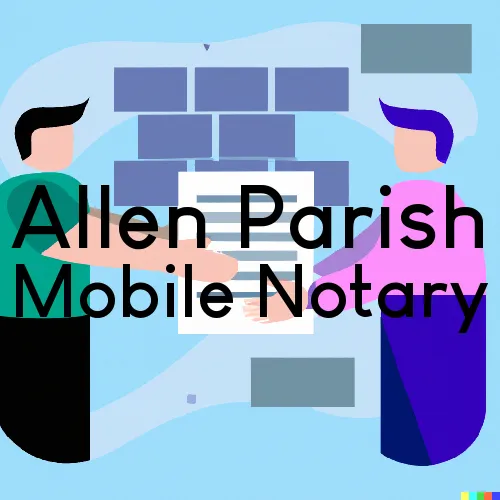 Allen Parish, Louisiana Mobile Notary Agents