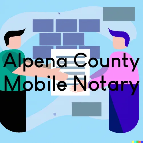 Traveling Notaries in Alpena County, MI
