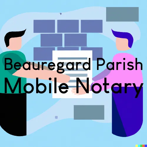 Beauregard Parish, Louisiana Mobile Notary Agents