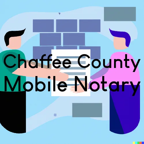 Chaffee County, Colorado Mobile Notary Agent “Happy's Signing Services“