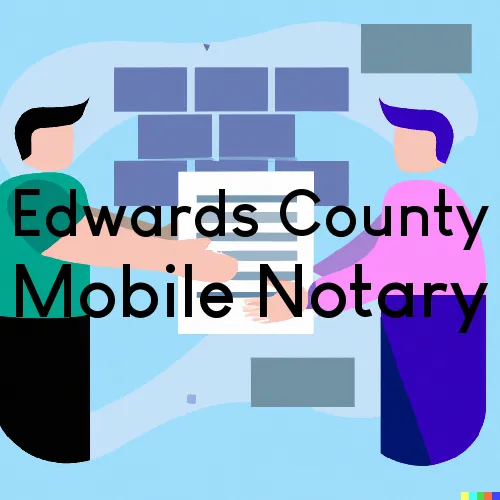 Edwards County, Illinois Mobile Notary Agent “Gotcha Good“