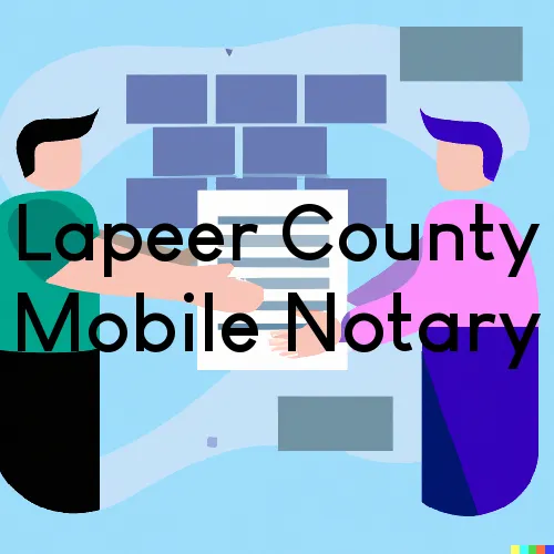 Lapeer County, Michigan Mobile Notary Agents