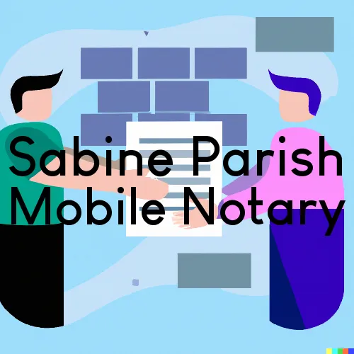 Sabine Parish, Louisiana Mobile Notary Agents