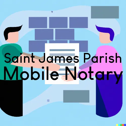 Saint James Parish, Louisiana Mobile Notary Agents